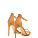 Incaltaminte Femei CheapChic Just One Faux Suede Ankle Strap Heels Tan