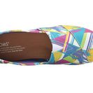 Incaltaminte Femei TOMS Seasonal Classics Bright Multi Canvas Triangles