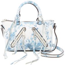 Rebecca Minkoff Micro Moto Leather Satchel TIE DYE