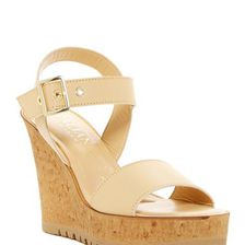 Incaltaminte Femei Italian Shoemakers Ankle Strap Wedge Sandal BEIGE