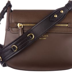 Prada Saffiano Cuir Brown