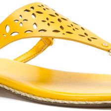 Michael Kors Darci Flat Sunflower Leather