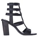 Incaltaminte Femei Frye Suzie Gladiator Sandal Black Smooth Full Grain