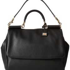 Dolce & Gabbana Borsa A Mano Cervo Nero