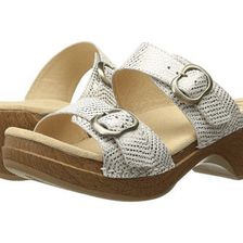 Incaltaminte Femei Dansko Sophie White Metallic