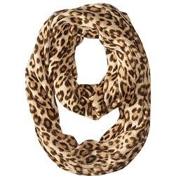 Accesorii Femei Michael Kors Leopard Raschel Large Infinity Scarf Caramel Combo