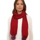Accesorii Femei UGG Reversible Cardy Scarf w Fur Poms Aster Multi