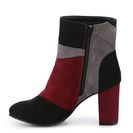 Incaltaminte Femei Diba Danica Color Block Bootie BlackBurgundyGrey