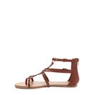 Incaltaminte Femei Forever21 Strappy Faux Leather Sandals Brown