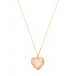 Bijuterii Femei Forever21 Heart Pendant Necklace Goldpink