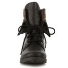 Incaltaminte Femei Rock Candy Spraypaint Plaid Combat Boot Black