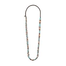 Chan Luu Multi Strand Stretch Seed Bead Necklace New Turquoise