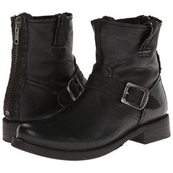 Incaltaminte Femei Frye Vicky Artisan Back Zip Black Tumbled Full Grain