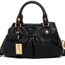 Marc by Marc Jacobs Baby Groovee Leather Satchel BLACK