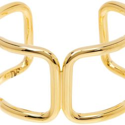 Diane von Furstenberg Cutout Cuff Bracelet GOLD