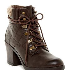 Incaltaminte Femei MIA Teddy Boot CHOCOLATE
