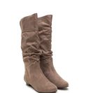 Incaltaminte Femei CheapChic Ditch Day Faux Suede Boots Dktaupe