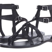 Incaltaminte Femei Frye Rachel Gladiator Black Smooth Full Grain