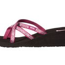 Incaltaminte Femei Teva Mandalyn Wedge Ola 2-Pack BlackFleur Magenta