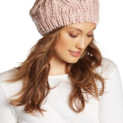 Accesorii Femei Collection Xiix Cable Knit Beret DUSTY PINK