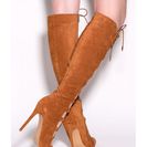 Incaltaminte Femei CheapChic In Combat Gladiator Heels Chestnut