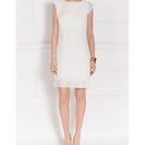 Incaltaminte Femei Nissa Rochie de zi RZ7685 Crem