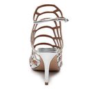 Incaltaminte Femei Steve Madden Flither Metallic Sandal Silver