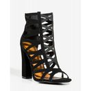 Incaltaminte Femei CheapChic Front Row Heel Black