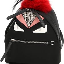 Fendi Mini Nylon Backpack NR+NATUR+BDX+MLC+P