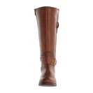 Incaltaminte Femei Fitzwell Columba Hi Wide Calf Cognac Leather