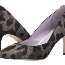 Johnston & Murphy Isabel Pump Gray/Black Leopard Haircalf