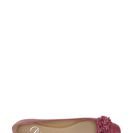Incaltaminte Femei Delman Frill Ballet Flat Women SHERBET LEATEHR