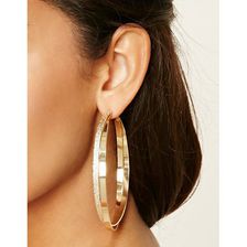 Bijuterii Femei Forever21 Twisted Hoop Earrings Gold