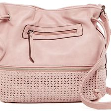 Madden Girl Daisie Faux Leather Crossbody BLUSH