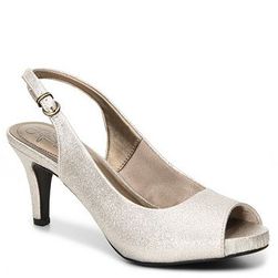 Incaltaminte Femei LifeStride Teller Glitter Sandal Gold