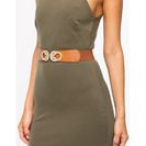 Accesorii Femei CheapChic Rhinestone Loop Buckle Stretch Belt TanStone