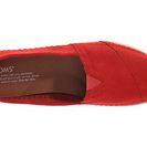 Incaltaminte Femei TOMS Seasonal Classics Red SuedeRope