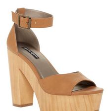 Incaltaminte Femei Michael Antonio Toy Peep Toe Heel Whiskey