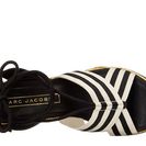 Incaltaminte Femei Marc Jacobs Dani Wedge Espadrille BlackWhite
