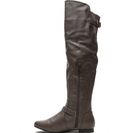 Incaltaminte Femei CheapChic Ride On Faux Leather Buckled Boots Taupe