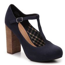 Incaltaminte Femei Crown Vintage Testra Platform Pump Navy Faux Suede