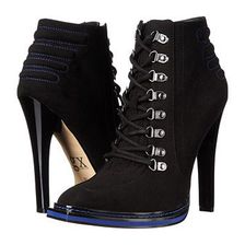 Incaltaminte Femei GX by Gwen Stefani Teardrop Black Micro Suede