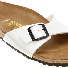 Birkenstock Madrid Birko-Flor™ Bright White Patent