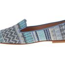 Incaltaminte Femei French Sole Motif Wedgewood Fabric