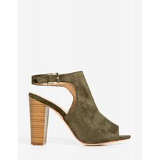 Incaltaminte Femei CheapChic Gala Boot Camp Bootie Olive