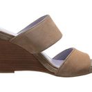 Incaltaminte Femei Johnston Murphy Nisha Slide Latte Kid SuedeGold Italian Soft Metallic Suede