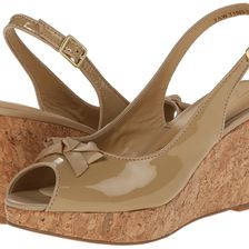 Trotters Allie Nude Soft Patent Leather/Soft Nappa Leather