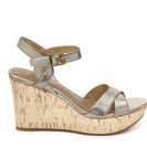Incaltaminte Femei LAUREN Ralph Lauren Quinby Wedge Sandal Gold