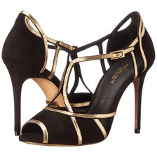 Michael Kors Caryn Black Kid Suede/Specchio