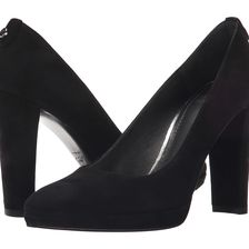 Stuart Weitzman Logopower Black Suede
